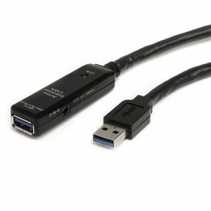 USB-kabel Startech USB3AAEXT5M USB A Sort