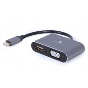 USB til VGA/HDMI-adapter GEMBIRD A-USB3C-HDMIVGA-01