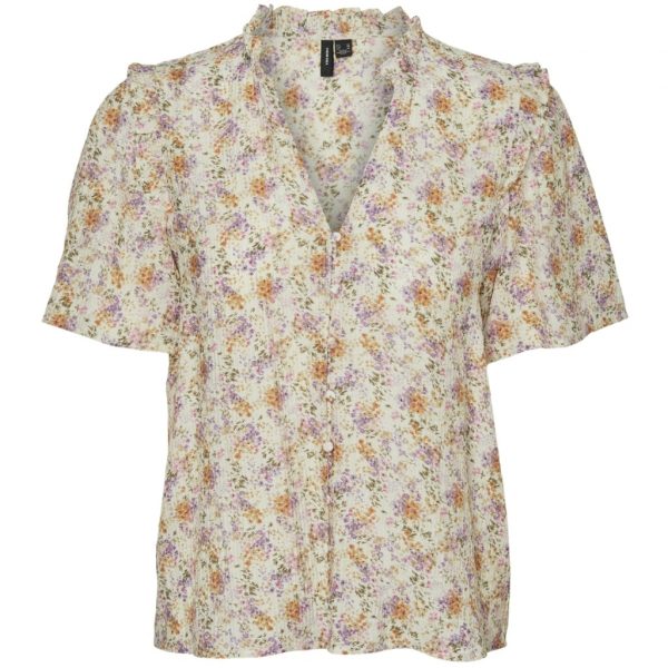 VERO MODA dame bluse VMALIA - Birch MINI FLOWER