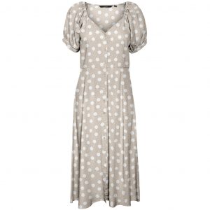 Vero Moda dame kjole VMJESMILO - Silver Lining Snow White Dots