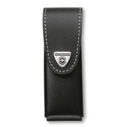 Victorinox Belt Pouch, Black Leather, To - Etui