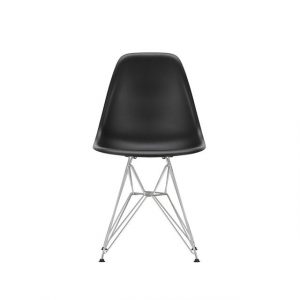 Vitra Eames Plastic DSR Spisebordsstol Dyb Sort/Krom