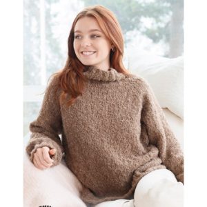 Walnut Wonder by DROPS Design - Bluse Strikkeopskrift str. S - XXXL - Small