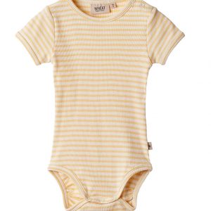 Wheat Body k/æ - Rib - Elisa - Pale Apricot Stripe