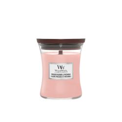 WoodWick Medium - Pressed Blooms & Patchouli - Duftlys