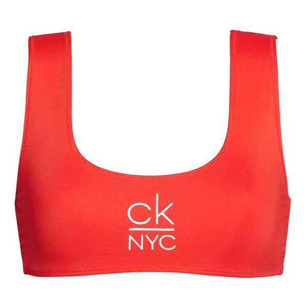 Calvin klein Bikini Bralette bikini top, rød, Størrelse: XS, Dame