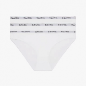 Calvin Klein Women 3-pack Bikini Qd5207e White/white/white-x-small