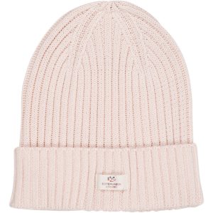 Copenhagen Colors Soft Pink Cotton Knitted Classic Beanie - Str. 3-9 år/53-54