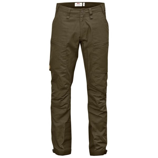 Fjällräven Mens Abisko Lite Trekking Trousers (Brun (DARK OLIVE-DARK OLIVE/633-633) 44)