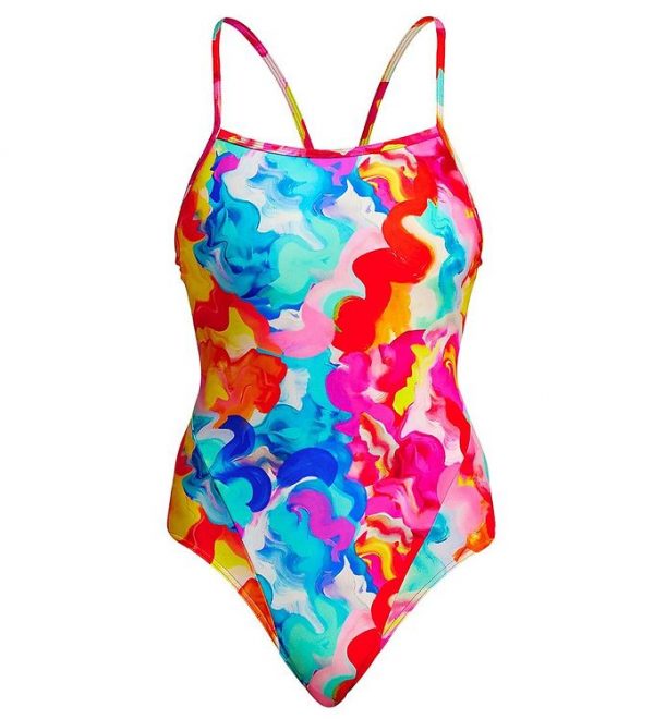 Funkita Badedragt - UV50+ - Single Strap - Messy Monet