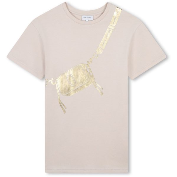 Marc Jacobs Sand Short Sleeved Kjole - Str. 8 år