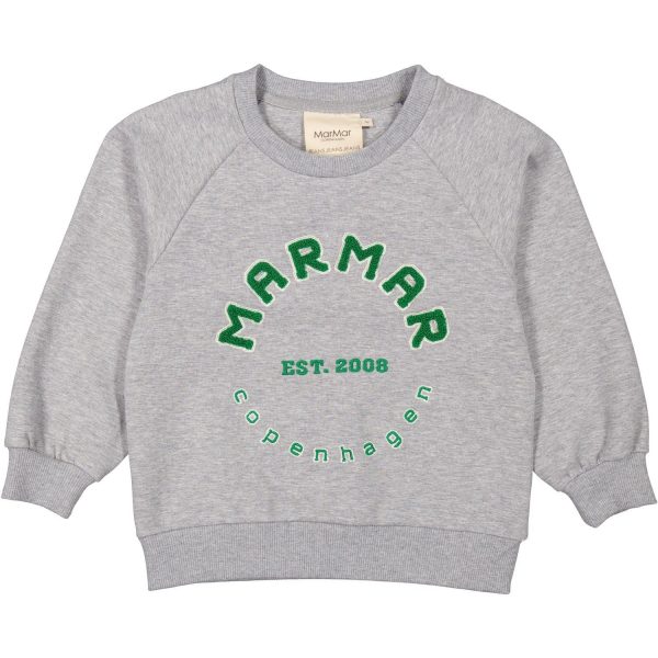 MarMar Double Jersey Green Logo Theos Sweatshirt - Str. 2 år/92