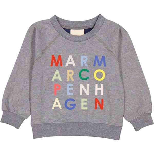 MarMar Multicol Letters Theos Sweatshirt - Str. 5 år/110