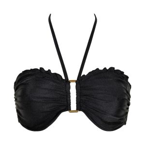 Missya Saint Maxime Bandeau bikini top, sort, Størrelse: 36, Dame