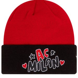 New Era Hue - Strik - AC Milan - Rød/Sort