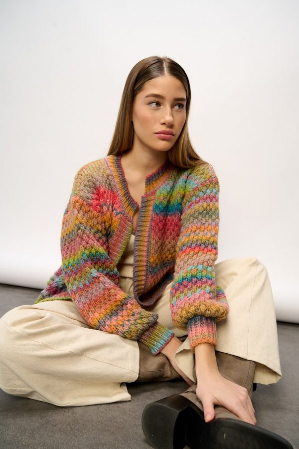 Noella, Gio Knit Cardigan - Candy Mix M/L