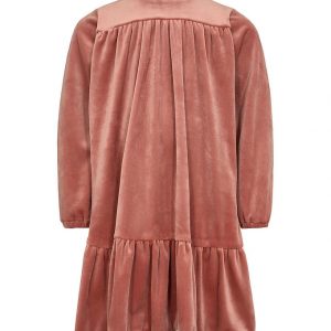 Petit by Sofie Schnoor Kjole - Velour - Dorin - Rust Red