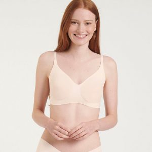 Sloggi Zero microfibre 2.0 bralette BH, natural, Størrelse: XS, Dame