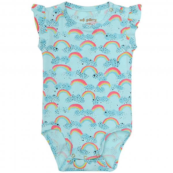 Soft Gallery Baby Rainbow Blue Tint Frida Body - Str. 3 mdr/62