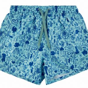 Soft Gallery Silver Blue Dandy Dive UV Badeshorts