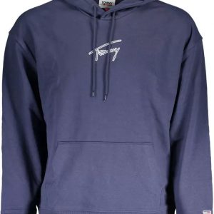 Tommy Hilfiger Chic Blue Hooded Logo Sweatshirt