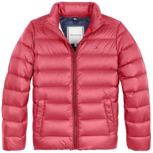 Tommy Hilfiger Dunjakke - U Light Down - Deep Watermelon