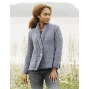 Winter Hues by DROPS Design - Jakke Strikkeopskrift str. S - XXXL - Small