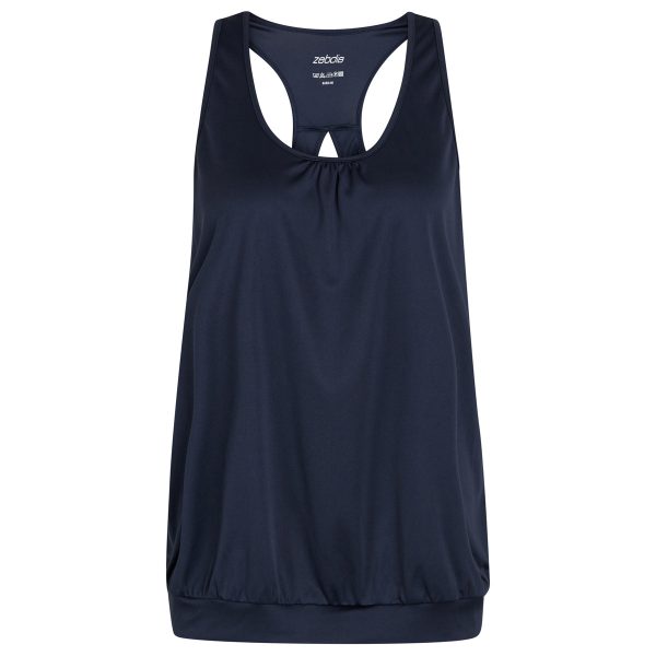 Zebdia Women Sports top, blå, Størrelse: XS, Dame