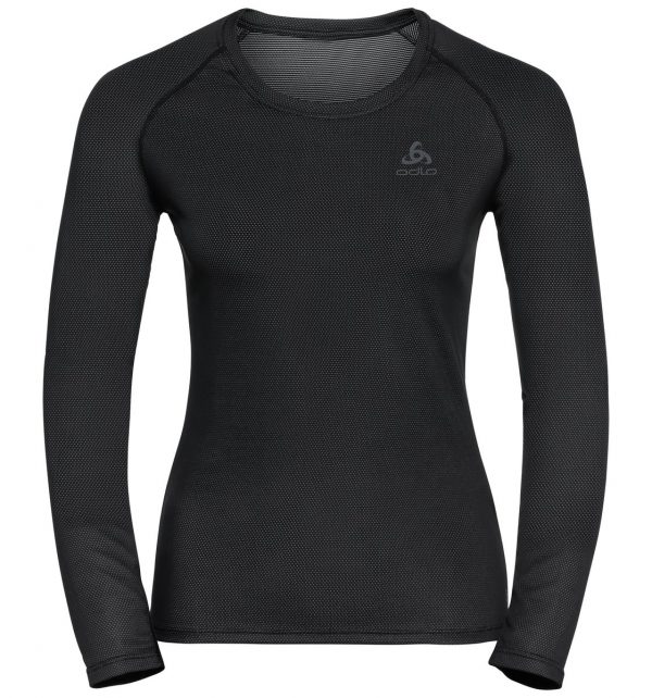 Active F-Dry Light Eco Baselayer Top Langærmet - Sort-Small