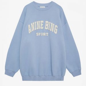 Anine Bing Tyler Sweatshirt Capri Blue