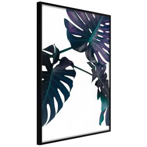 ARTGEIST Plakat med ramme - Evergreen Monstera Sort 20x30