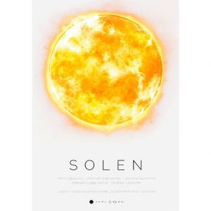 Citatplakat Plakat - B2 - Solen