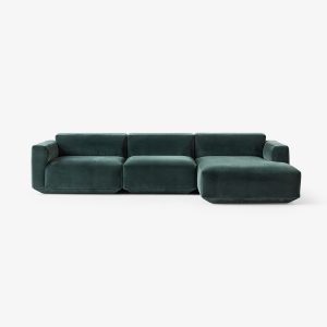 Develius sofa, Configuration F fra &Tradition (Linara Stone 2494/266)