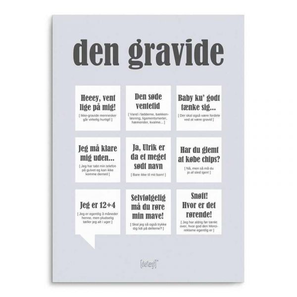 Dialægt Den gravide - flere størrelser