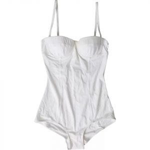 Dolce & Gabbana White Swimsuit One Piece Dame Beachwear Bikini