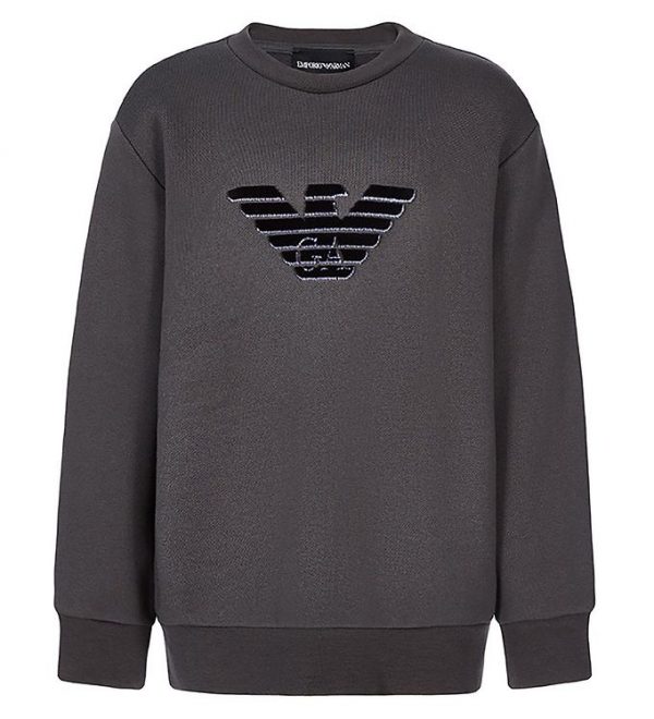 Emporio Armani Sweatshirt - Koksgrå m. Logo