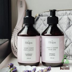 Filupa Shampoo & Conditioner Sæt 2x250ml Uden Parfume - Hos Frisøren & Baronen