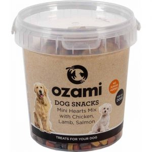 Imazo - Ozami Dog Snack Mini Hearts Mix 500g - Hundegodbidder