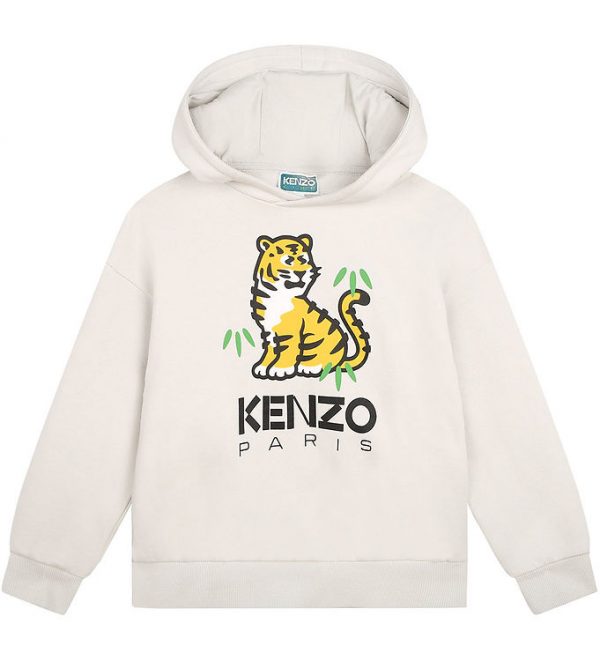 Kenzo Hættetrøje - Stone m. Tiger