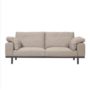 LAFORMA Noa 3 pers. sofa - beige polyester og stål