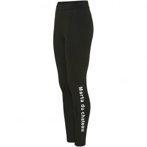 Marta Du Chateau dame leggins MDC-125 - Black letter