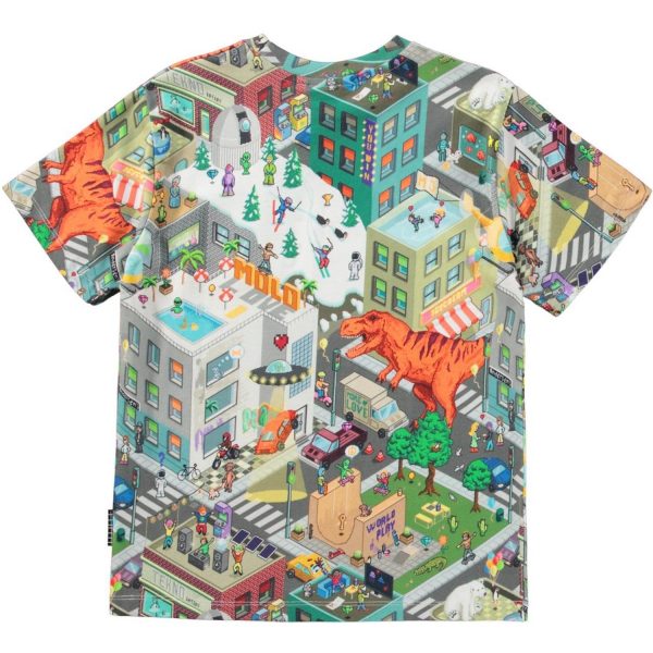 Molo Pixelhagen Rodney T-Shirt - Str. 98