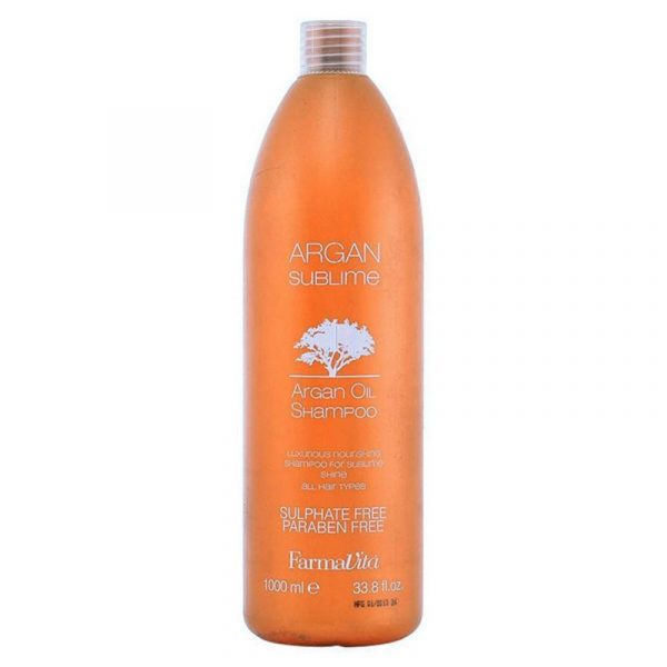 Nærende shampoo Argan Sublime Farmavita 250 ml 1 L 1000 ml