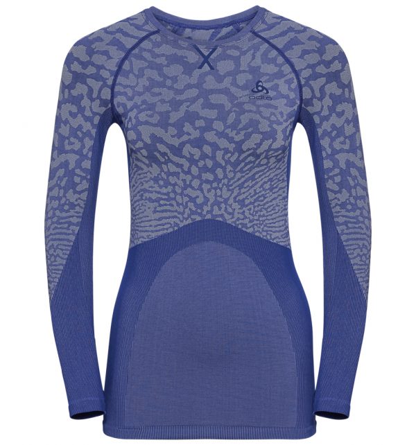 Odlo Performance Women's Syntetisk Baselayer Top Crew - Violet - Medium