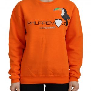 Philippe Model Orange Sweater