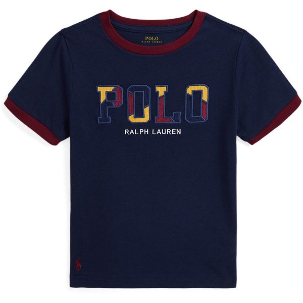 Polo Ralph Lauren Refined Navy T-Shirt - Str. 2 år