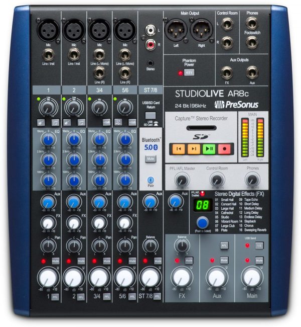 Presonus StudioLive AR8c PA Mixer med Bluetooth