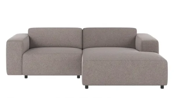 ROWICO Willard 3 pers. modul sofa, m. højre chaiselong - grå-beige stof