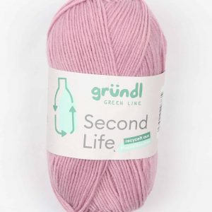 Second Life fra Gründl (bæredygtigt) i mange farver - Fv, 02 rosa - 14% Akryl, 86% Genbrugs-polyester