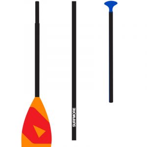 SURFMORE Aluminium SUP Paddle 3-delt